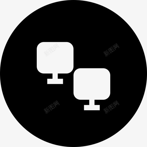 无线连接计算机数据svg_新图网 https://ixintu.com 无线 连接 共享 计算机 数据 文件 传输 圆差 网络 通信