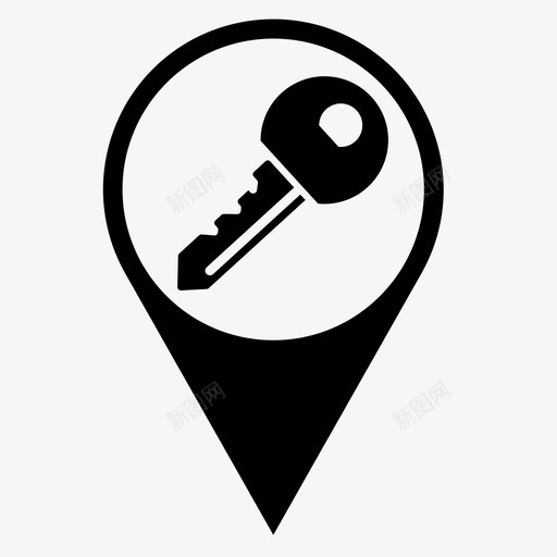钥匙关锁svg_新图网 https://ixintu.com 钥匙 关锁 保护 保存 警察