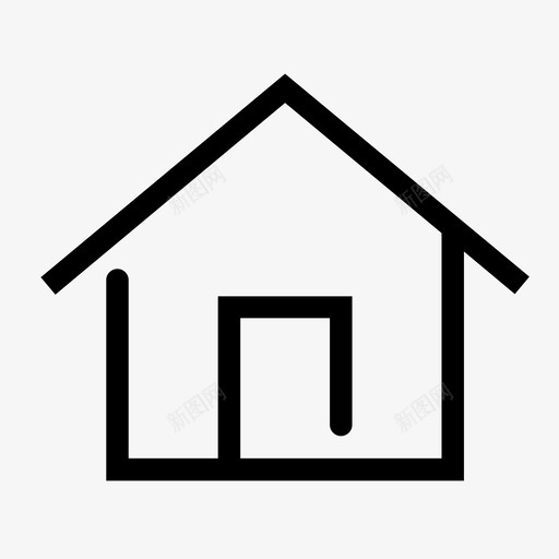 家目的地房子svg_新图网 https://ixintu.com 目的地 房子