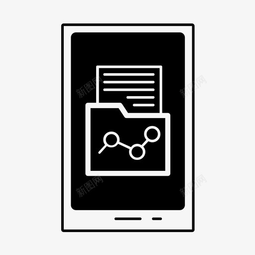 移动分析评论线图svg_新图网 https://ixintu.com 分析 移动 评论 线图 节点 统计 金融 分析图 图表
