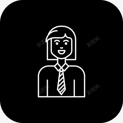 女商人头像雇员svg_新图网 https://ixintu.com 商人 头像 雇员 办公室 工人 商业 术语 瓷砖 差异