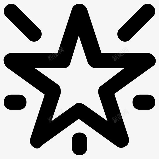 星星明亮夜晚svg_新图网 https://ixintu.com 明亮 星星 夜晚 天空 集合 动物 自然 材料 平滑 滑的 线条