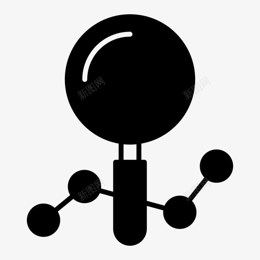 报告分析图表svg_新图网 https://ixintu.com 图表 报告 分析 分析图 放大镜 统计 商业 金融 固体