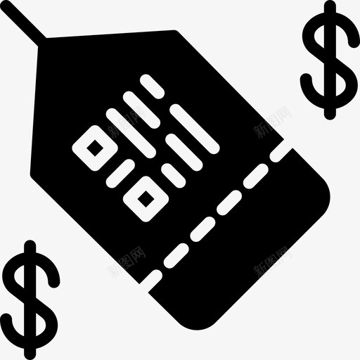 价格标签商业商店svg_新图网 https://ixintu.com 价格 标签 购物 商业 商店 实心