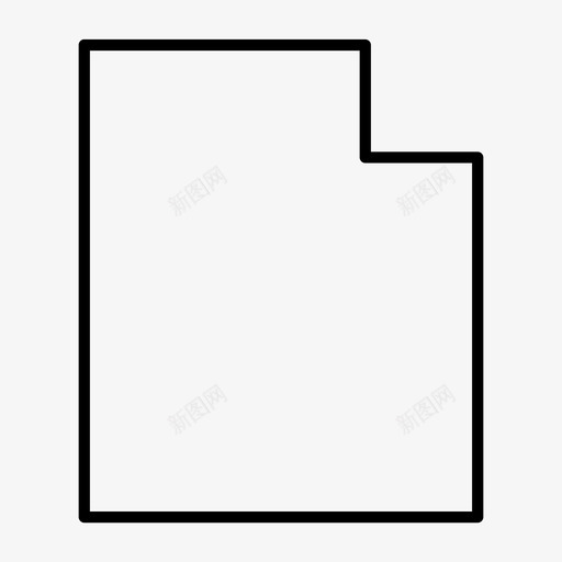 文件文档空文件svg_新图网 https://ixintu.com 文件 文档 空文 纸张 工作 作表 基本