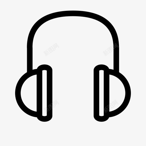 earphonesvg_新图网 https://ixintu.com 线性