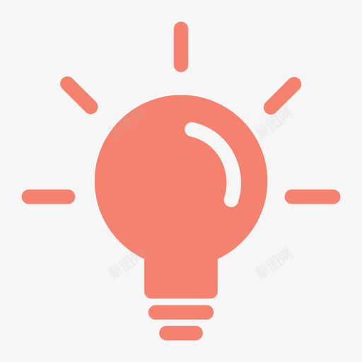 灯泡能量开svg_新图网 https://ixintu.com 灯泡 能量 开暖