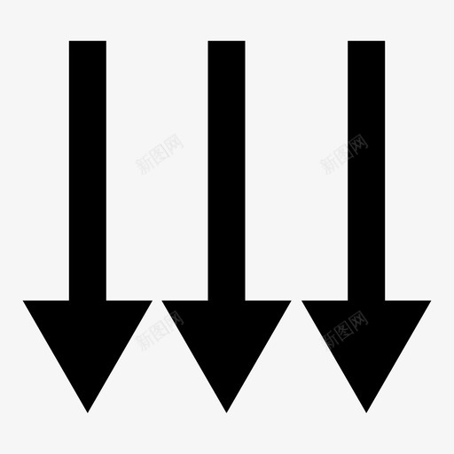 直下下下载svg_新图网 https://ixintu.com 直下 下下 下载 单向 一起 箭头 方向