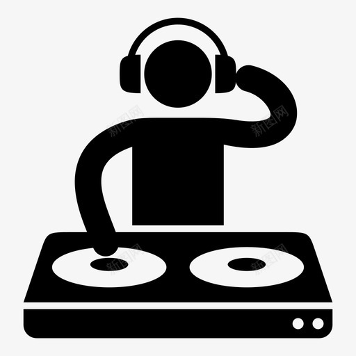 dj舞蹈俱乐部电子音乐svg_新图网 https://ixintu.com 舞蹈 俱乐部 电子音乐 派对