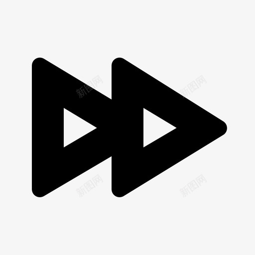 播放机前进音频寻道svg_新图网 https://ixintu.com 播放机 前进 音频 寻道 视频 有限