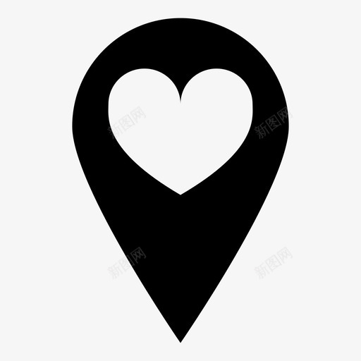爱的位置最喜欢的位置心svg_新图网 https://ixintu.com 位置 爱的 地图 最喜 喜欢 心地 地点