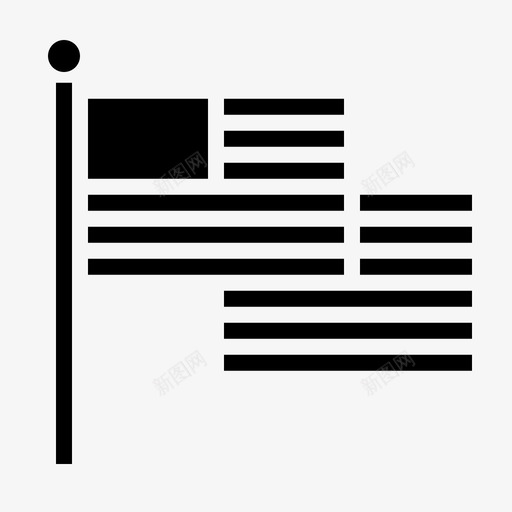 国旗美国7月4日svg_新图网 https://ixintu.com 美国 国旗 月日