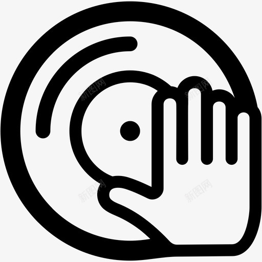 dj混音刮擦乙烯基svg_新图网 https://ixintu.com 混音 刮擦 乙烯基