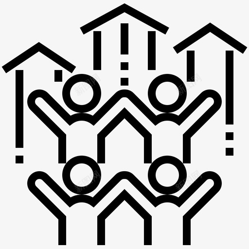 团队合作箭头头脑风暴svg_新图网 https://ixintu.com 团队 合作 箭头 头脑 风暴 向上 产品管理