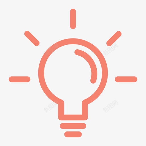 灯泡开暖svg_新图网 https://ixintu.com 灯泡 泡开