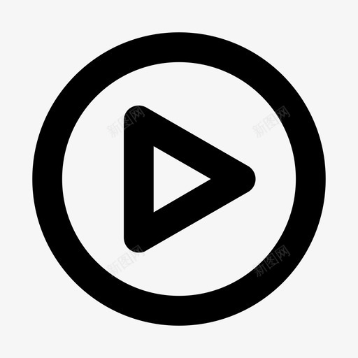 音乐播放器箭头电影svg_新图网 https://ixintu.com 音乐 播放器 箭头 电影 媒体播放 按钮