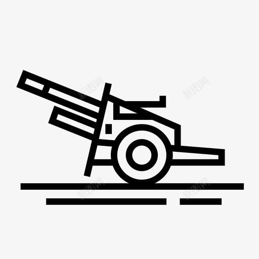炮兵战斗大炮svg_新图网 https://ixintu.com 炮兵 战斗 大炮 军事 战争