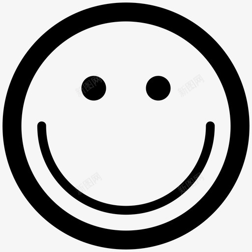 微笑表情高兴svg_新图网 https://ixintu.com 微笑 表情 高兴 快乐 笑脸