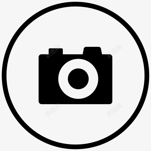 相机图像照片svg_新图网 https://ixintu.com 照片 商业 相机 图像 摄影图片 个人资料 图标 国际标准