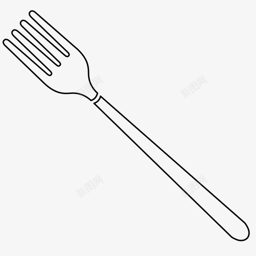 叉子轮廓炊具餐具svg_新图网 https://ixintu.com 叉子 轮廓 炊具 餐具 玻璃 平底锅 盘子 厨房用具