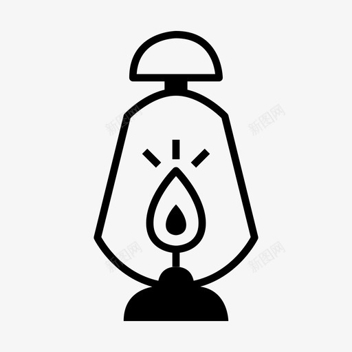 灯笼野营照明svg_新图网 https://ixintu.com 灯笼 野营 照明灯 工具 户外 填充 图标