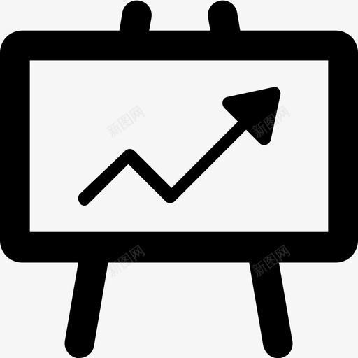 演示板画架svg_新图网 https://ixintu.com 演示 板画 画架 图表 展示 研讨会 搜索引擎 优化 数字 营销 字形