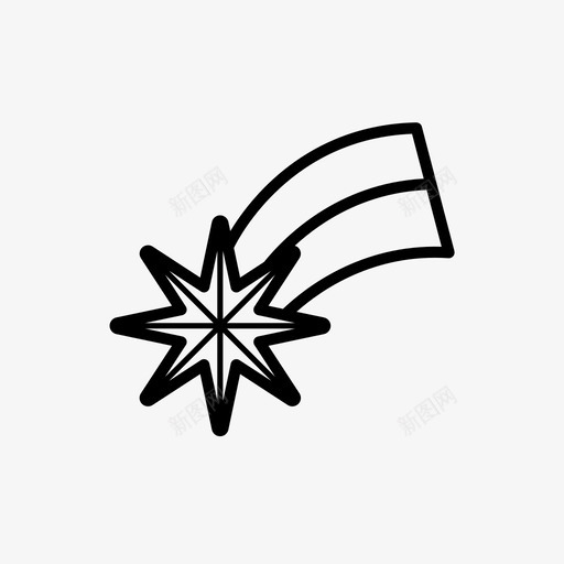 星星圣诞装饰圣诞套装6svg_新图网 https://ixintu.com 圣诞 星星 装饰 套装