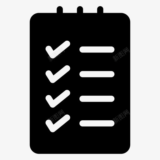 检查选择文档svg_新图网 https://ixintu.com 检查 选择 文档 列表 记事本 注释 物流配送 图示 图标