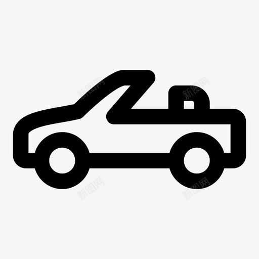 敞篷车汽车跑车svg_新图网 https://ixintu.com 汽车 敞篷车 跑车 交通工具