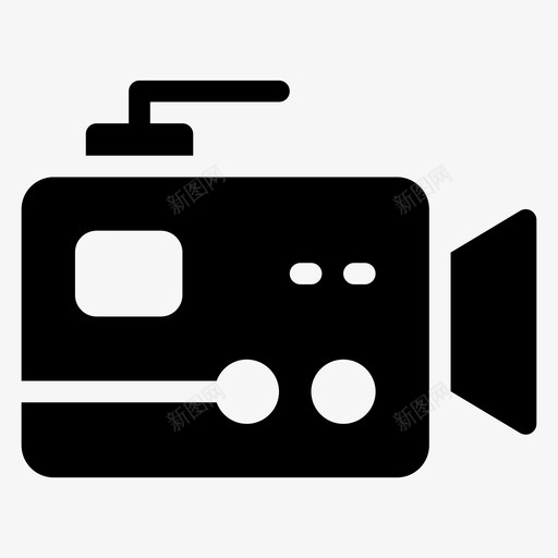 摄像机设备电影svg_新图网 https://ixintu.com 摄像机 设备 电影 多媒体 录像机 搜索引擎 优化 营销 字形 图标 第一