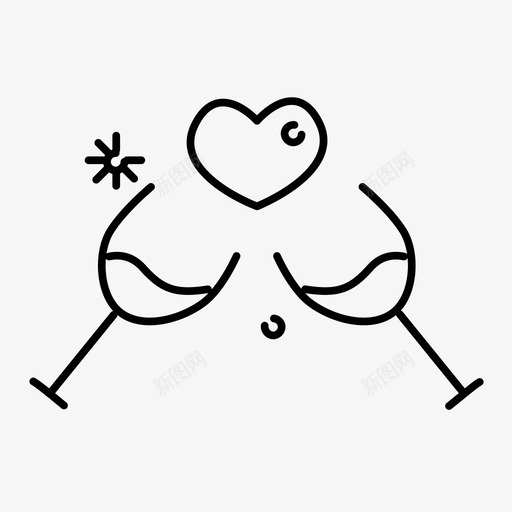 庆祝干杯喝svg_新图网 https://ixintu.com 庆祝 干杯 喝爱