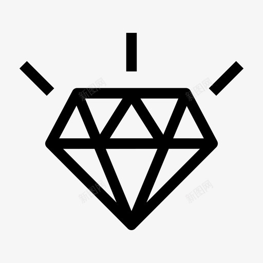钻石宝石奢侈品svg_新图网 https://ixintu.com 钻石 宝石 奢侈品