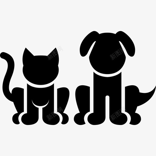 宠物动物猫svg_新图网 https://ixintu.com 宠物 动物 猫狗 家养 家庭