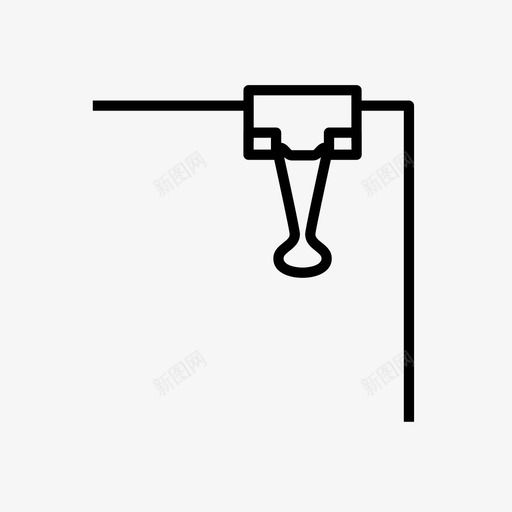 有活页夹的纸固定在一起文件svg_新图网 https://ixintu.com 活页 固定 在一起 文件 组页页 办公用品