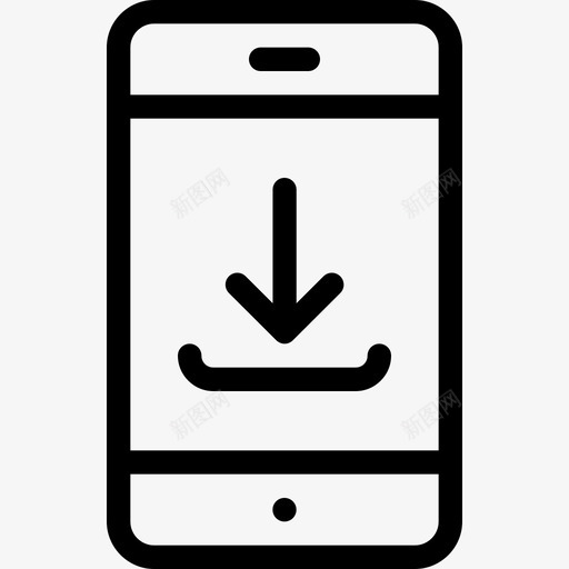 智能手机手机下载svg_新图网 https://ixintu.com 手机 智能 下载 文件