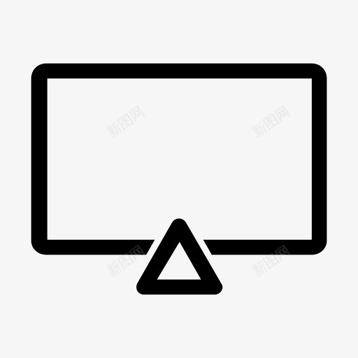 屏幕镜像airplay计算机svg_新图网 https://ixintu.com 屏幕 镜像 计算机 显示器 笔记本 电脑