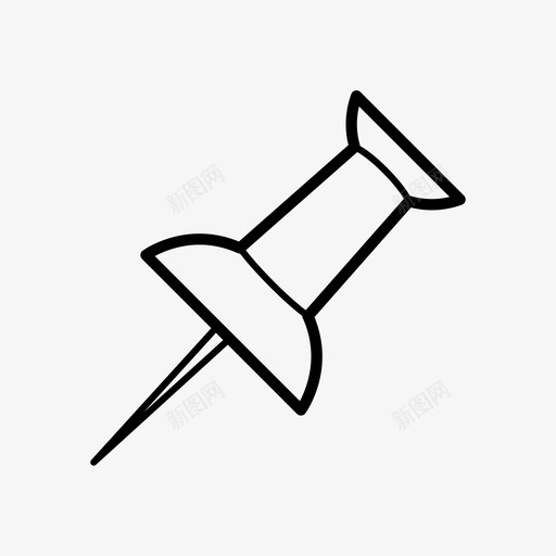 塑料针挂线指示svg_新图网 https://ixintu.com 塑料 针挂 指示 记号 穿刺 办公用品