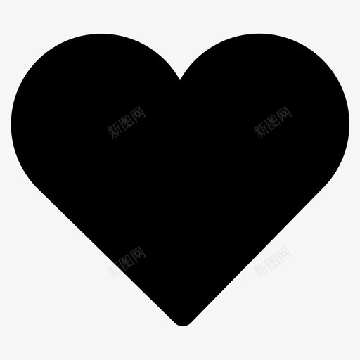 心最爱喜欢svg_新图网 https://ixintu.com 最爱 喜欢 愿望 美味 网络 元素 字形 圆形
