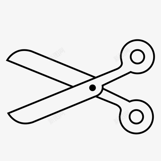 剪刀手工切割svg_新图网 https://ixintu.com 切割 剪刀 手工