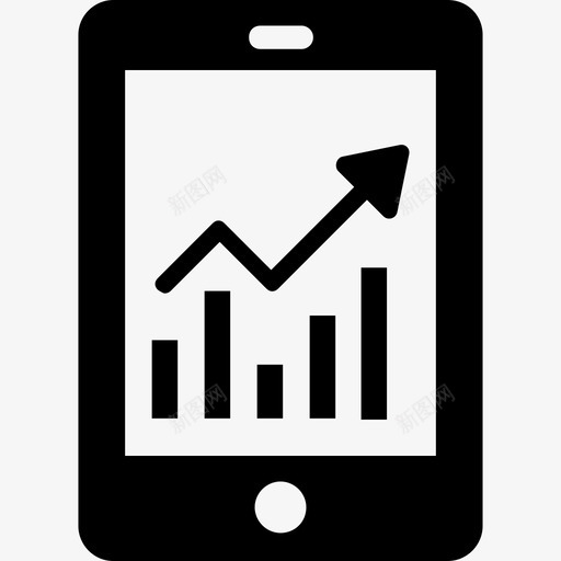 移动图表分析图表svg_新图网 https://ixintu.com 图表 移动 搜索引擎 优化 分析 分析图 在线 数字 营销 字形 图标