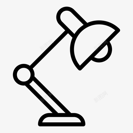 台灯电器室内svg_新图网 https://ixintu.com 台灯 室内 电器 家具