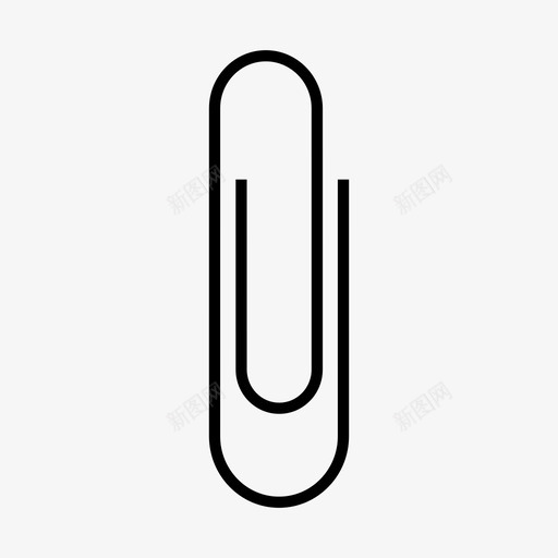 回形针卡扣连接svg_新图网 https://ixintu.com 回形针 卡扣 连接 金属 组合 拧紧 办公用品