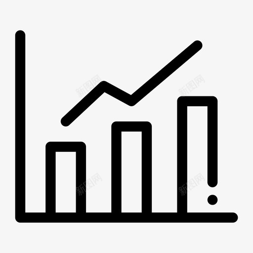 上升图条形图图形svg_新图网 https://ixintu.com 上升 图上 条形图 图形 统计