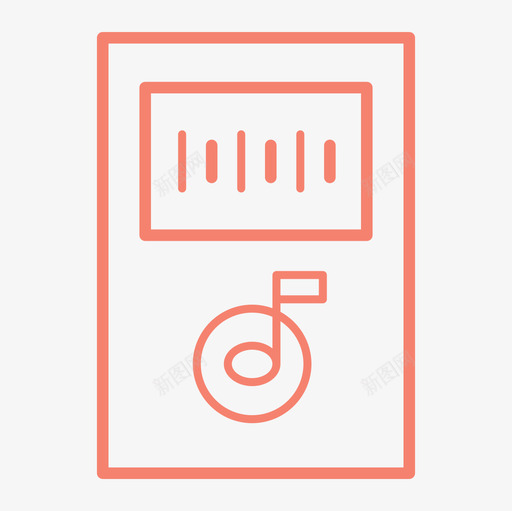 mp3播放器设备乐器svg_新图网 https://ixintu.com 播放器 设备 乐器 音乐 设置