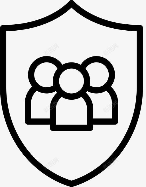 家庭保护家人svg_新图网 https://ixintu.com 家庭 保护 家人 轮廓