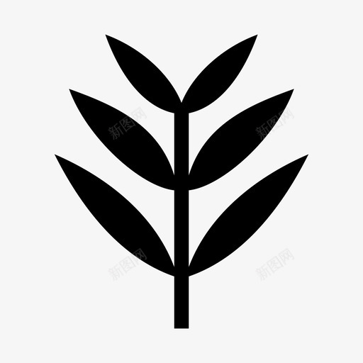 叶枝叶绿色svg_新图网 https://ixintu.com 枝叶 叶枝叶 绿色 枫叶 自然 热带