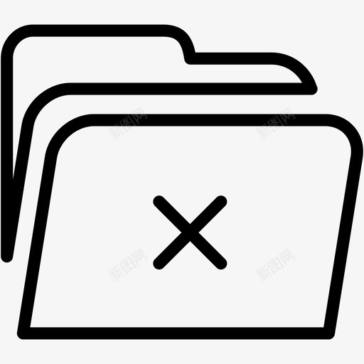 文件夹删除数据文件svg_新图网 https://ixintu.com 文件夹 删除 数据 文件 存储