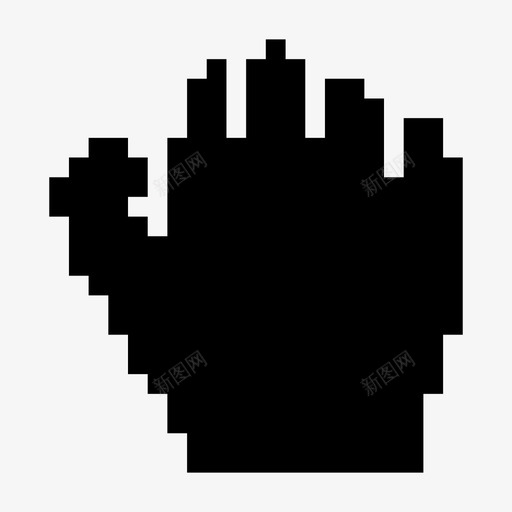 手光标拖动svg_新图网 https://ixintu.com 光标 拖动 抓取 鼠标 触摸