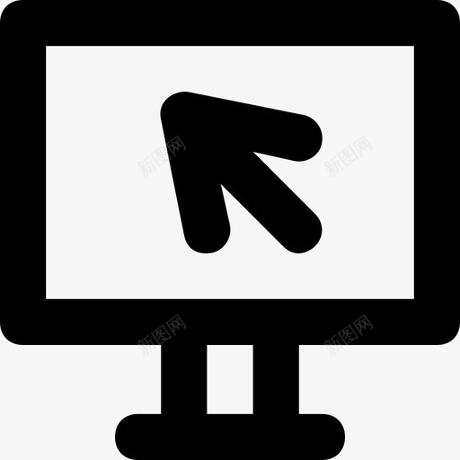 监控点击光标svg_新图网 https://ixintu.com 监控 点击 光标 显示屏 液晶电视 网络通讯 成套 材料 平滑 线条 图标