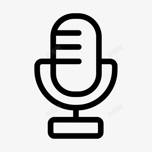 录音室cah麦克风svg_新图网 https://ixintu.com 录音 麦克风 办公室 标牌